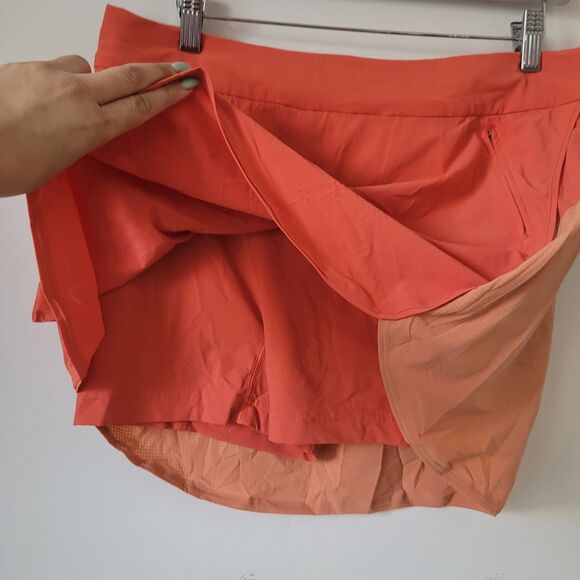 Outdoor Voices The Exercise 3" Skort Paprika/Sunstone tennis skirt Size L built - Picture 6 of 7